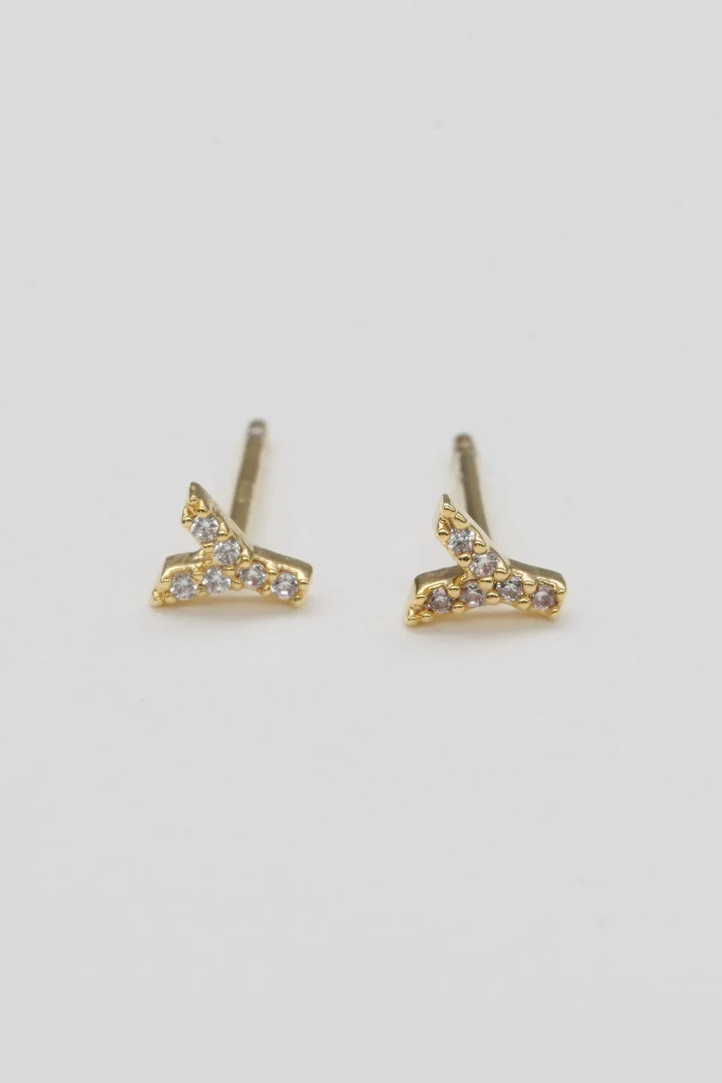 Shiny Initial Studs - Small