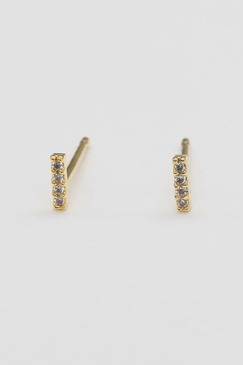Shiny Initial Studs - Small