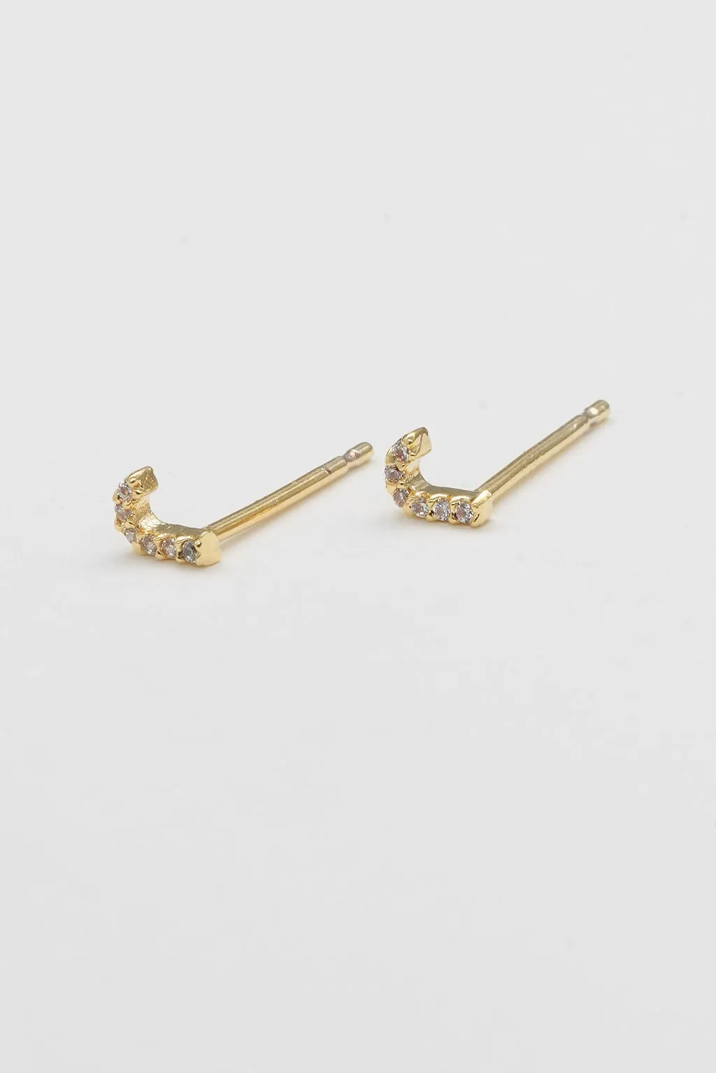 Shiny Initial Studs - Small