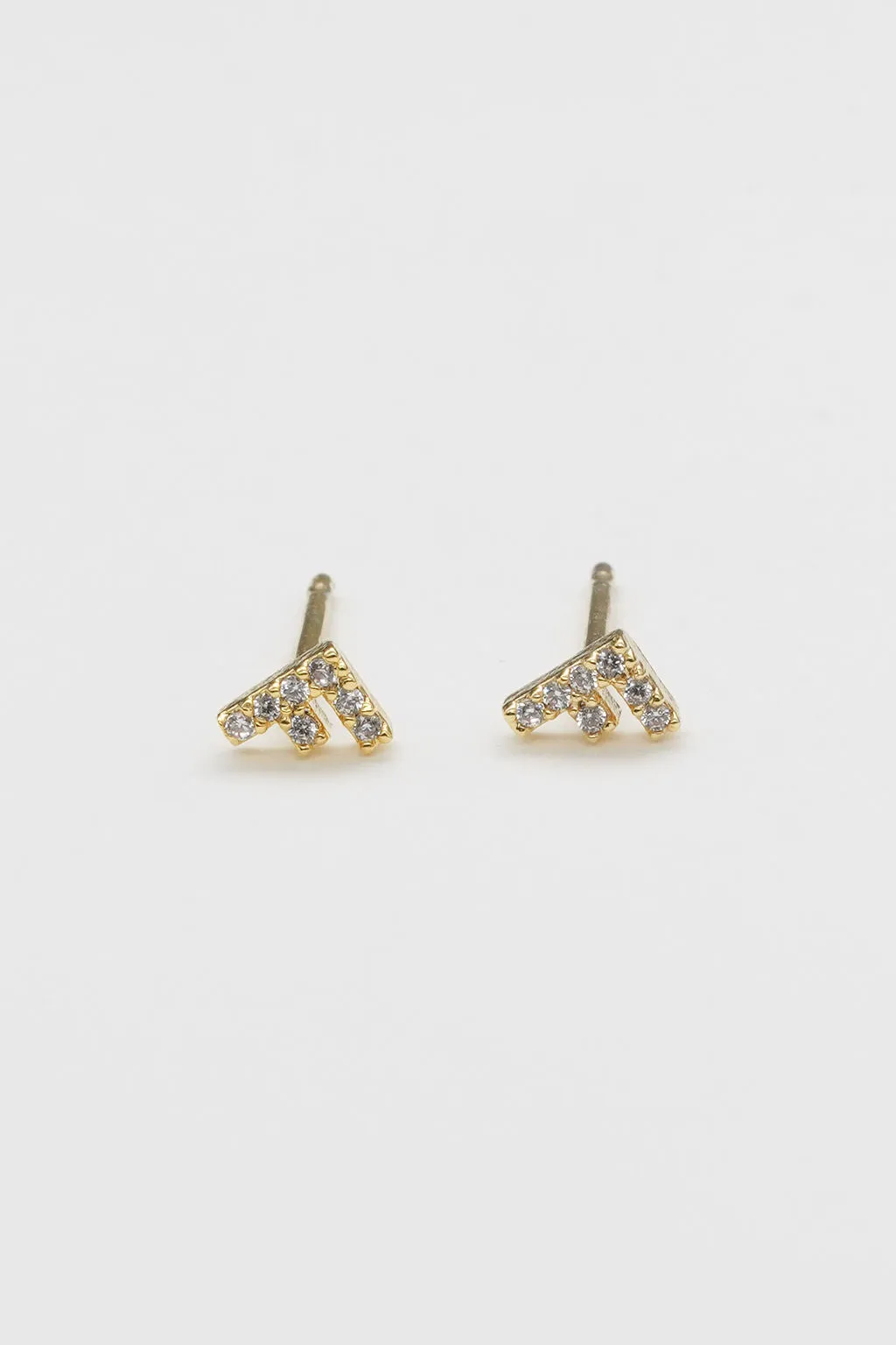 Shiny Initial Studs - Small