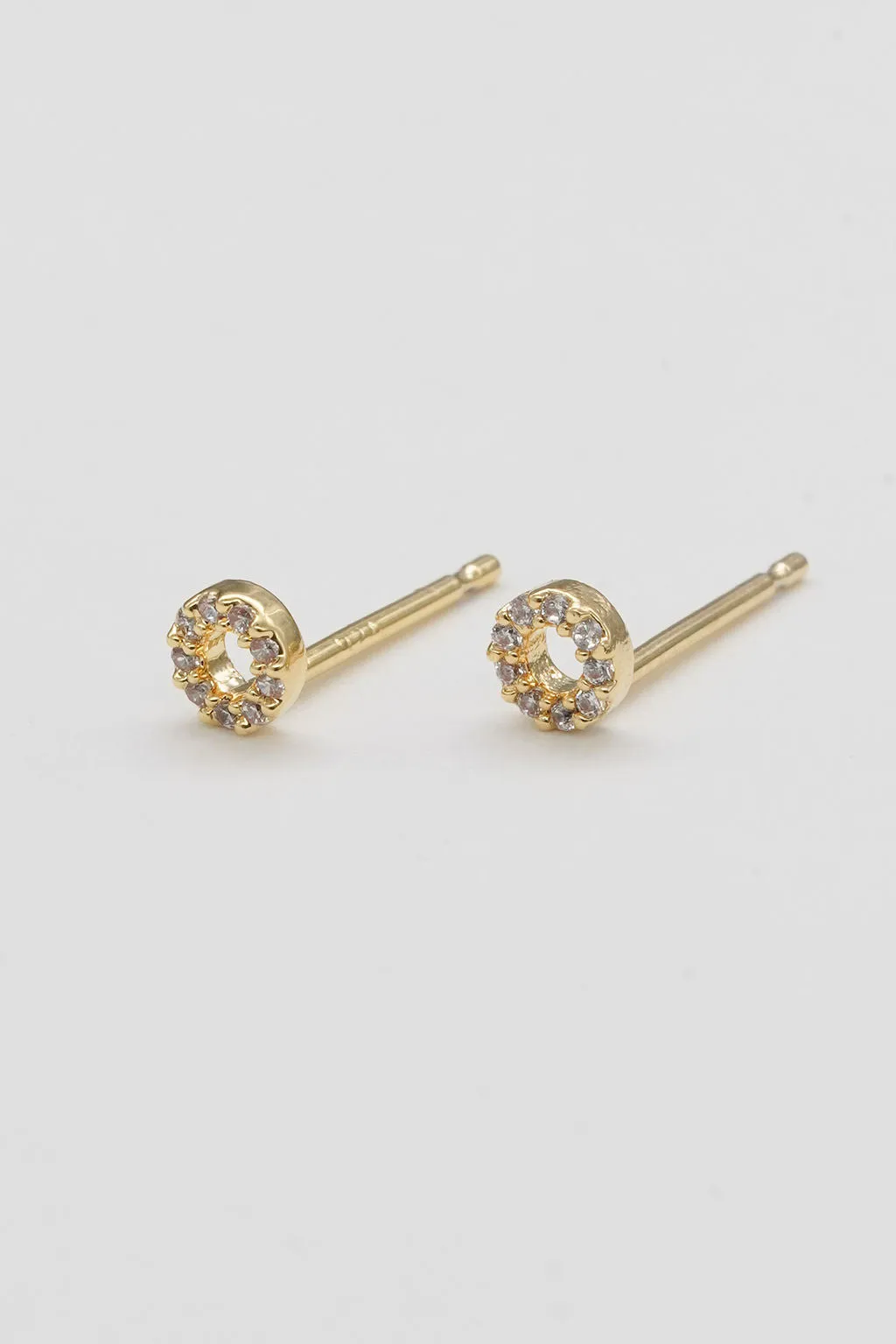Shiny Initial Studs - Small