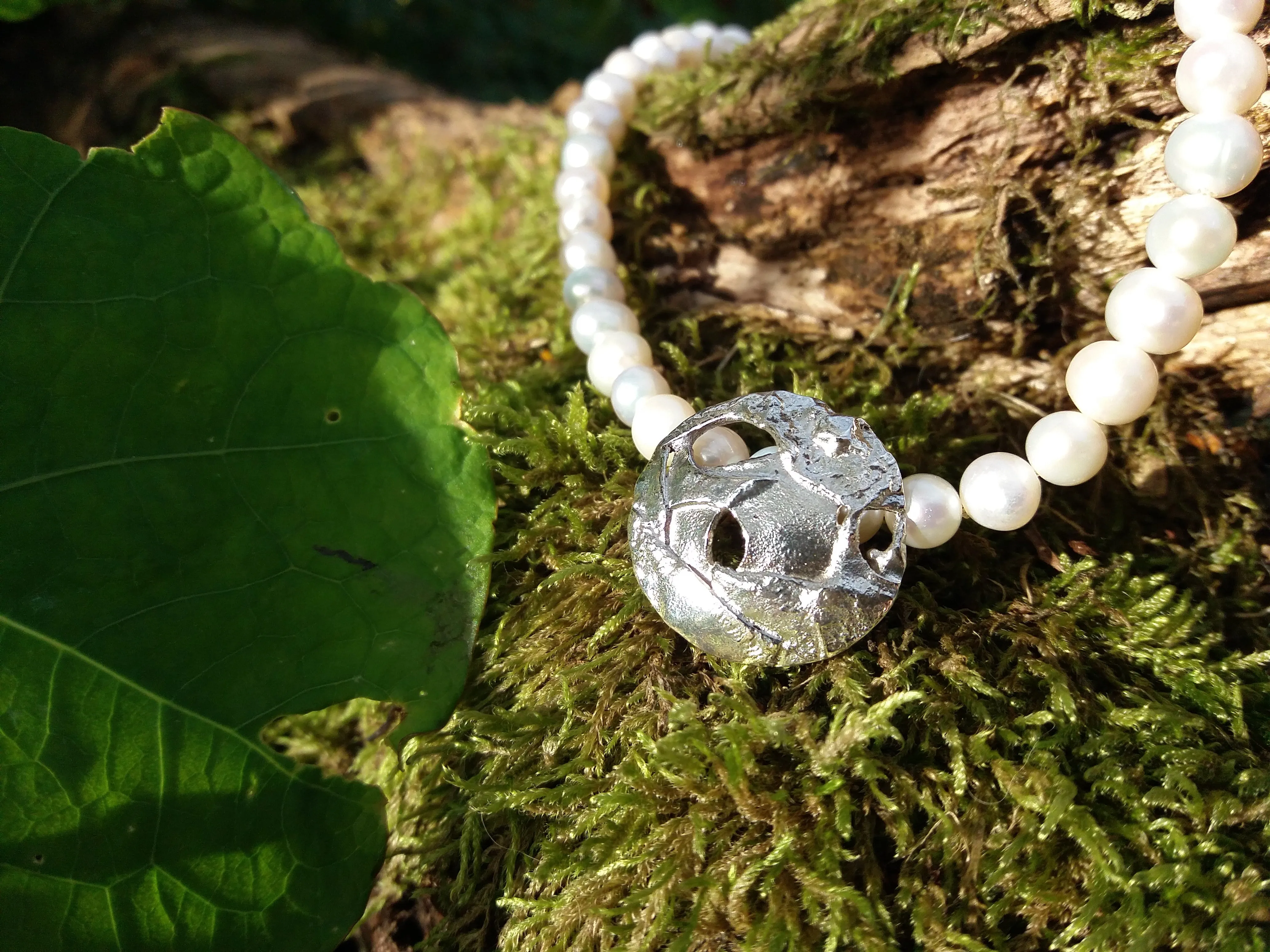 Small Planet Pendant for pearls