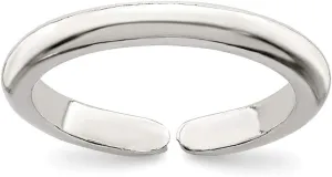 Solid 925 Sterling Silver Toe Ring Adjustable