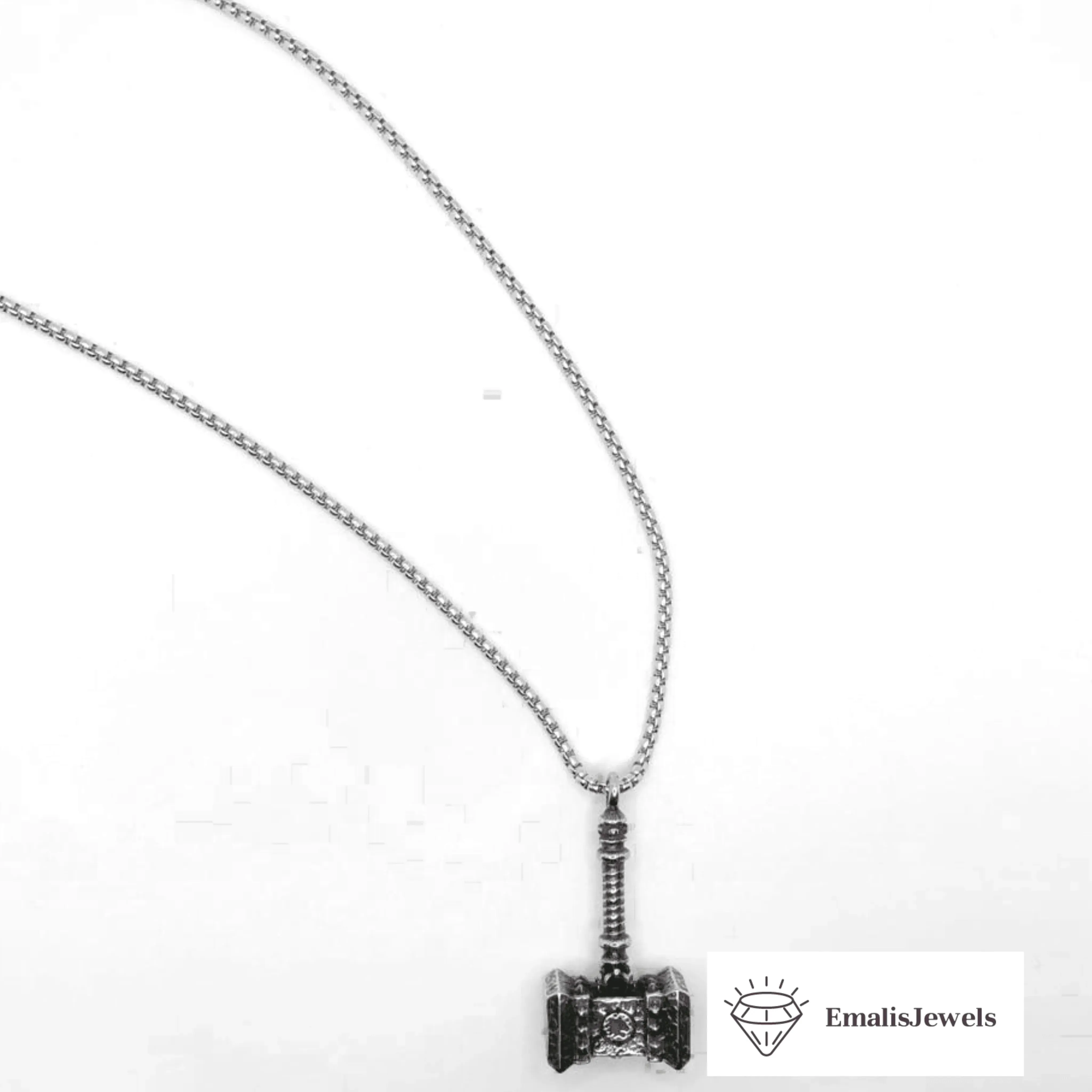 Stainless Steel Chain Necklace and Stainless Steel Pendant Sets by Emalis