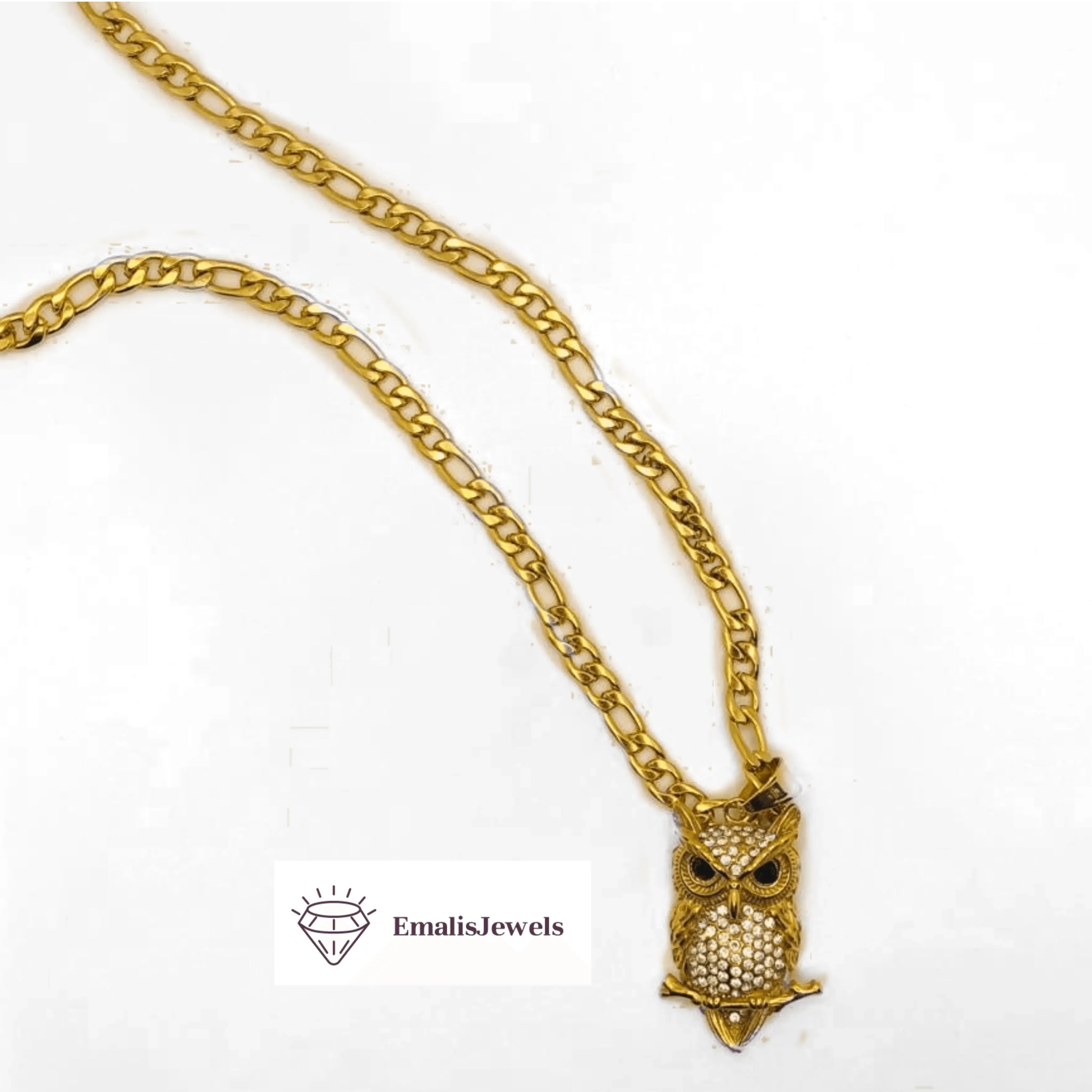 Stainless Steel Chain Necklace and Stainless Steel Pendant Sets by Emalis