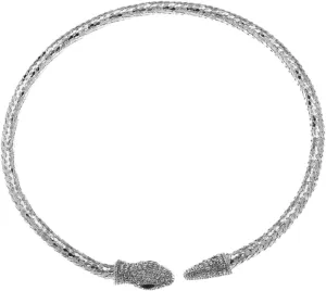 Stylish Snake Chain Choker Necklace Collar Necklace for Women Layered Snake Rhinestones