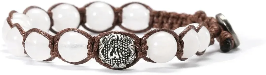 Tibetan Buddhism Natural Stone Beads Beads Woven Rope Bracelet for Men and Women
