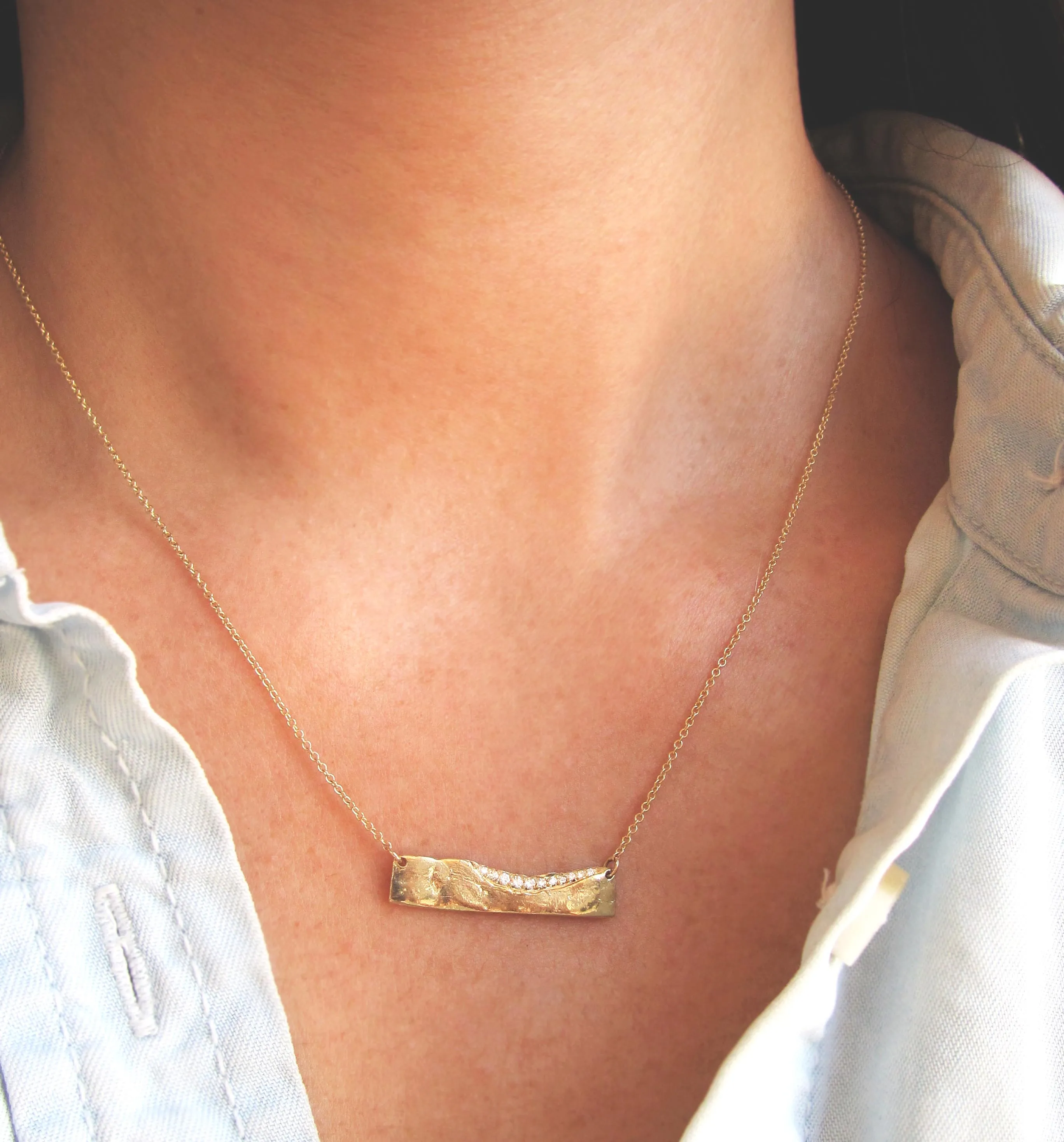 Trail Diamond Necklace