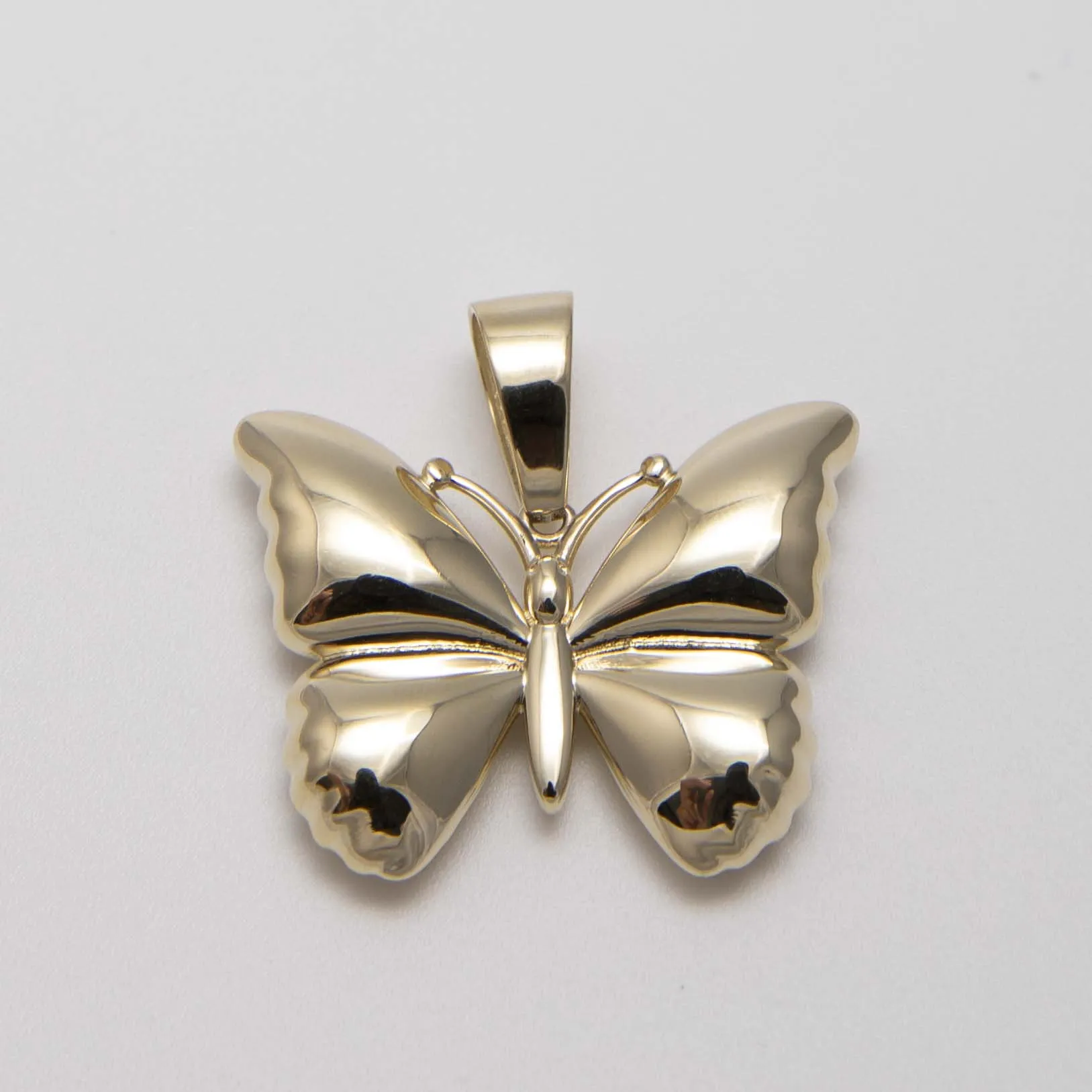 Women's Butterfly Pendant 10K Yellow Gold